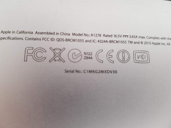 189#4327 Macbook Pro in vendita - foto 10