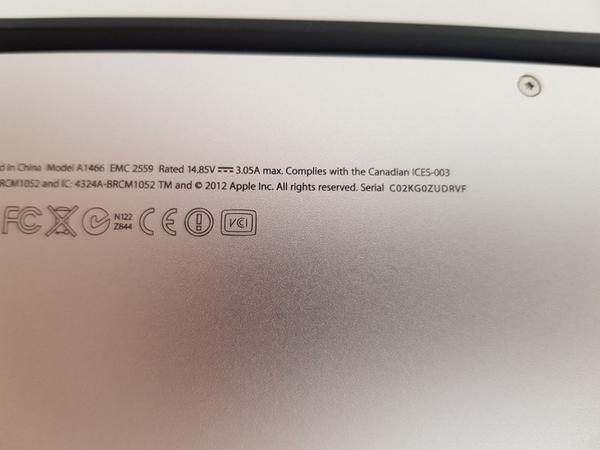 191#4327 Macbook Air in vendita - foto 5