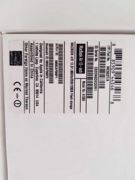 56#4327 Macbook Air in vendita - foto 8