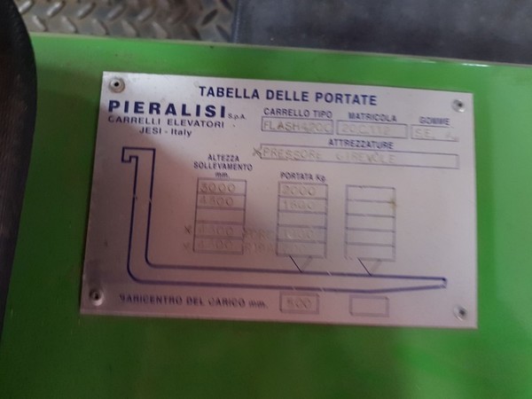 3#4335 Carrello elevatore Pieralisi in vendita - foto 5