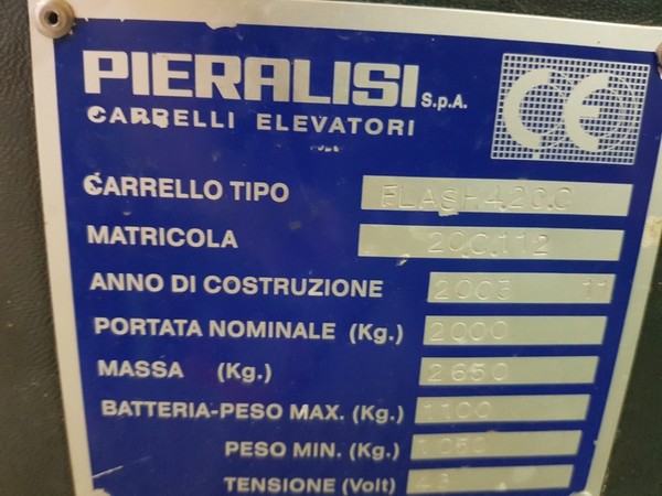 3#4335 Carrello elevatore Pieralisi in vendita - foto 8