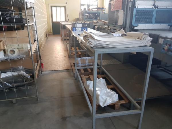 16#4347 Scaffali in lamiera e attrezzature officina in vendita - foto 8