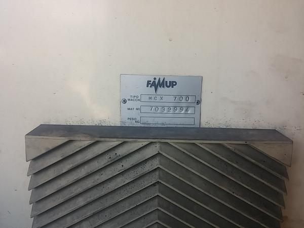 2#4355 Centro di lavoro Famup mcx700 in vendita - foto 7