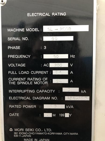 1#4366 Tornio Mori Seiki SL 250 in vendita - foto 3