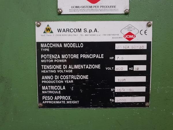 1#4375 Pressa piegatrice Warcom in vendita - foto 7
