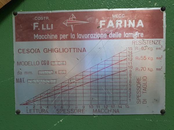 3#4375 Cesoia a ghigliottina F.lli Farina in vendita - foto 8