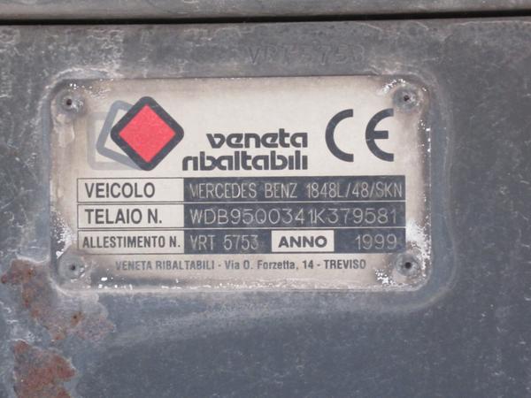 2#4383 Autocarro Mercedes Benz 1848 con gru posteriore in vendita - foto 15