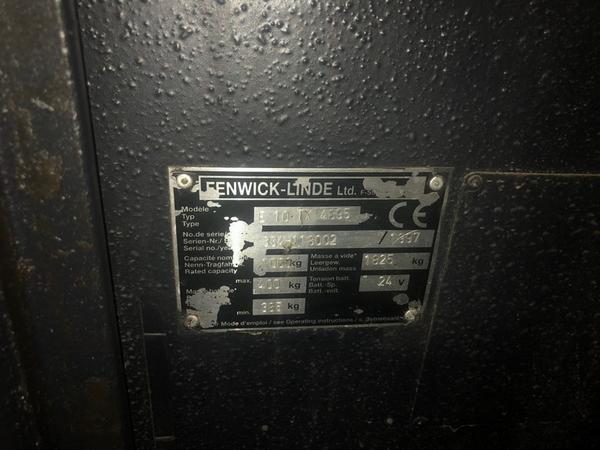 3#4387 Carrello elevatore elettrico Fenwick-Linde in vendita - foto 3