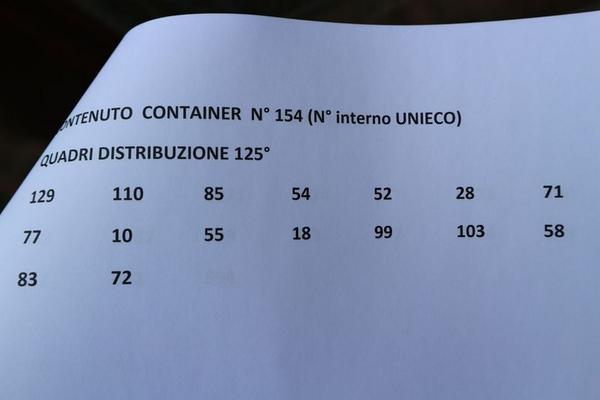 20154#4390 Container e quadri distribuzione in vendita - foto 2