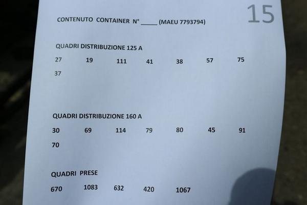 20209#4390 Container e quadri distribuzione in vendita - foto 2