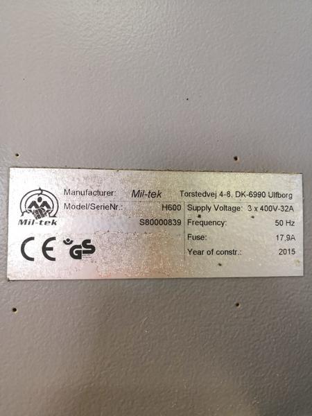 3#4394 Pressa idraulica Mil-Tek H600 in vendita - foto 3