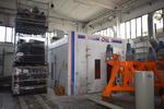 Image 1 - CMC paint booth and Linde forklift - Lot 1 (Auction 4407)