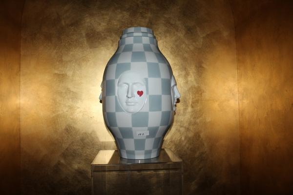 46#4410 Cannocchiale in ottone e vaso in ceramica in vendita - foto 3