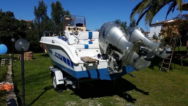 1#4417 Natante a motore Arkos Open 587 con carrello rimorchio Tecnitrail in vendita - foto 1