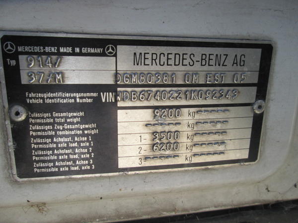 1#4419 Autocarro Mercedes 914 in vendita - foto 38