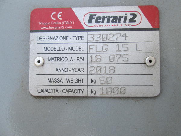 27#4419 Pinza agroforestale Ferrari 2 FLG 15 L in vendita - foto 6