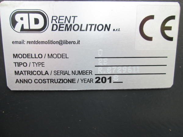 40#4419 Pinza frantumatrice Rent Demolition D23 in vendita - foto 4
