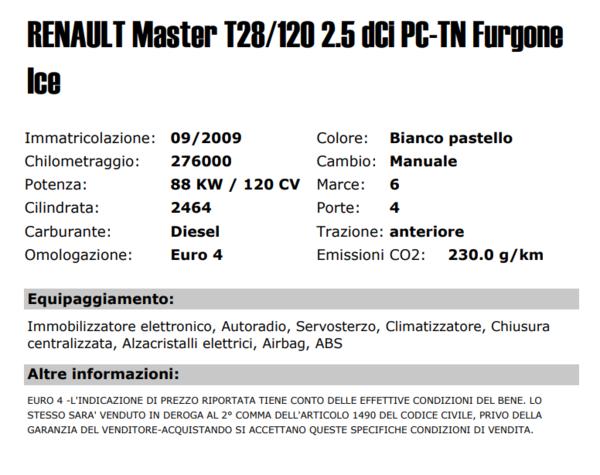 13#4423 Autocarro Renault Master T28 in vendita - foto 2