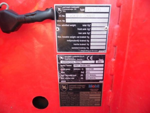 8#4423 Trattore Carraro SRX8400 in vendita - foto 16