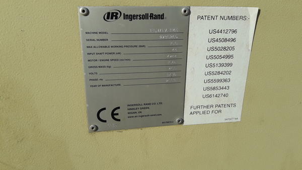 18#4425 Compressore Ingersoll Rand Nirvana 45 anno 2003 in vendita - foto 3