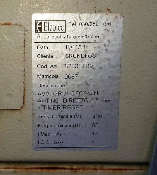 32#4425 Impianto antincendio Grundfos in vendita - foto 5