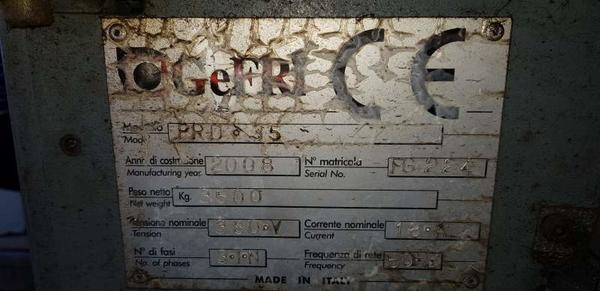 5#4425 Profilatrice Gefri completa di aspi in vendita - foto 9