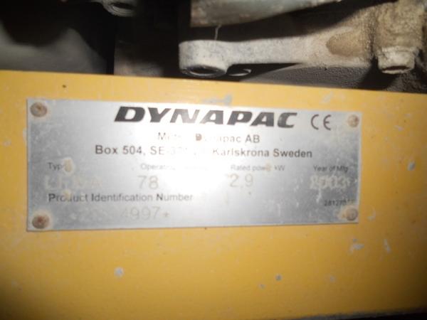10#4437 Compattatrice Dynapac e attrezzature edili in vendita - foto 59
