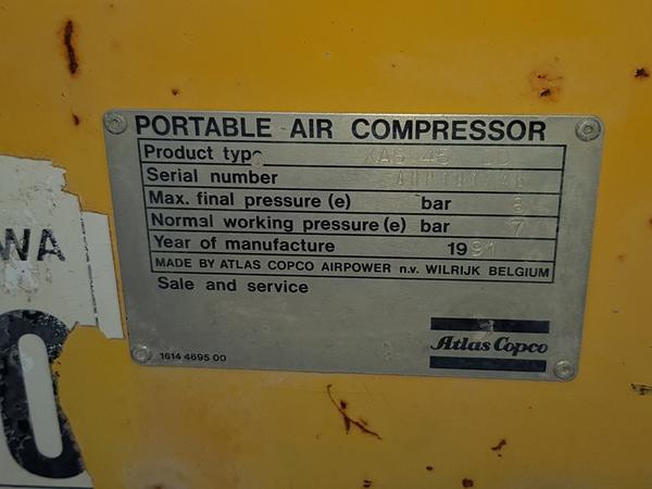 5#4437 Motocompressore Atlas Copco in vendita - foto 2