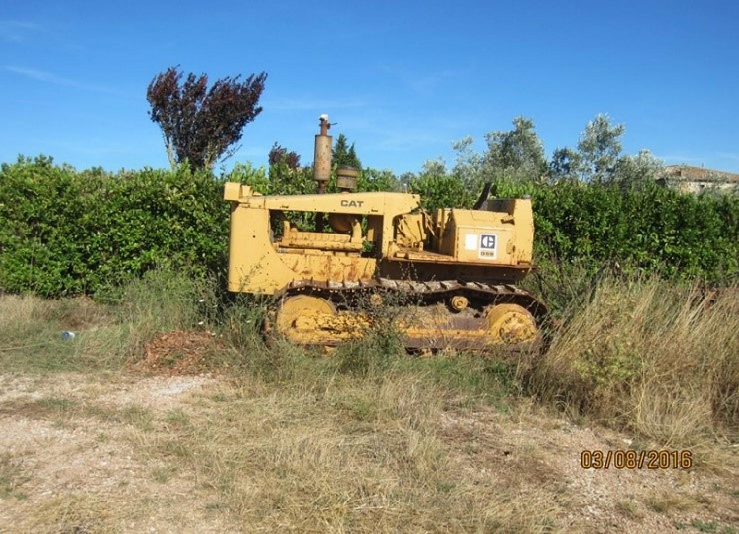 Lot Backhoe loader and concrete mixer