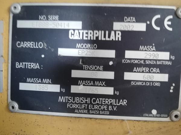 7#4454 Muletto Caterpillar modello EP25K in vendita - foto 2