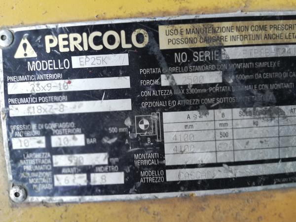 7#4454 Muletto Caterpillar modello EP25K in vendita - foto 3