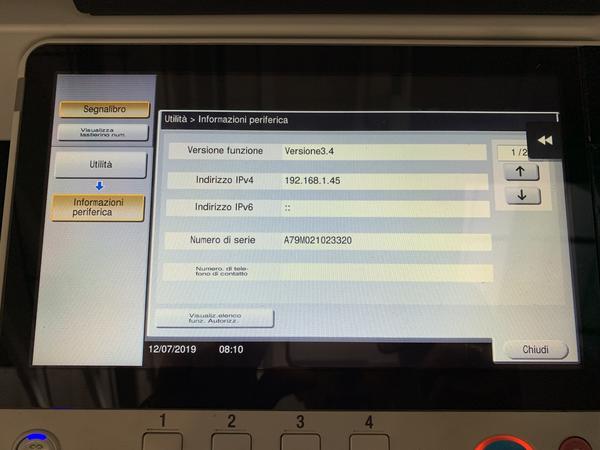 19#4455 Bizhub C458 in vendita - foto 2