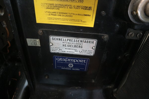 1#4469 Macchinari e attrezzaure da tipografia in vendita - foto 12