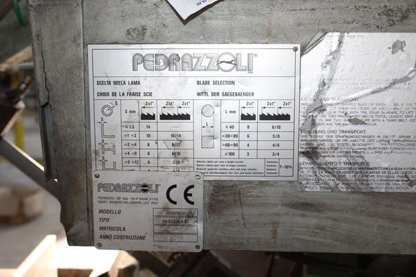 2#4475 Sega a nastro Brown Pedrazzoli in vendita - foto 8