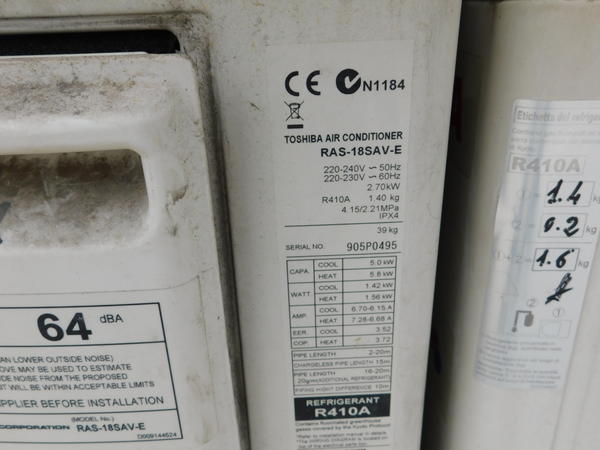 2#4478 Impianto di condizionamento Toshiba in vendita - foto 3