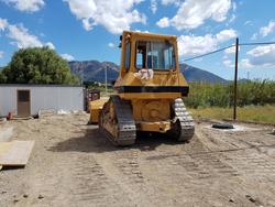 Caterpillar crawler scrapler and Manitou forklift - Lote 56 (Subasta 4479)