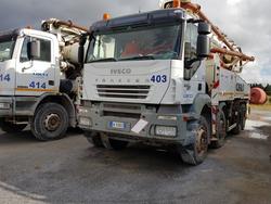 Iveco Euro Trakker concrete pump - Lot 81 (Auction 4479)