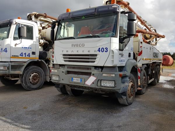 81#4479 Pompa per calcestruzzo Iveco Euro Trakker in vendita - foto 2