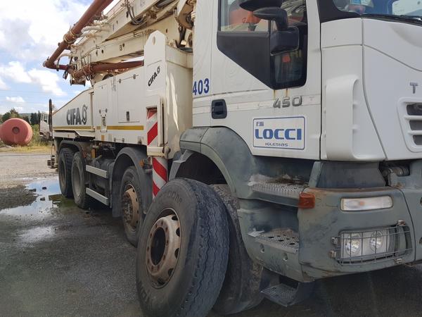 81#4479 Pompa per calcestruzzo Iveco Euro Trakker in vendita - foto 18