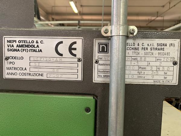 19#4487 Pressa a rullo per stiro Nepi in vendita - foto 2