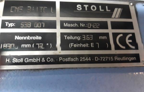 5#4487 Macchina Stoll da maglieria 311TC-L in vendita - foto 2
