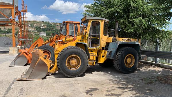 1#4492 Pala gommata Hanomag serie 55D in vendita - foto 3