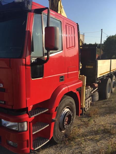 2#4492 Autocarro Iveco con cassone e gru Copma spa in vendita - foto 3