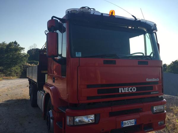 2#4492 Autocarro Iveco con cassone e gru Copma spa in vendita - foto 12