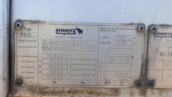2#4497 Semirimorchio Schmitz Cargobull in vendita - foto 8