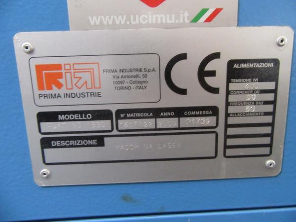 7#4504 Macchina da taglio laser Prima Industrie Platino 1530 in vendita - foto 12