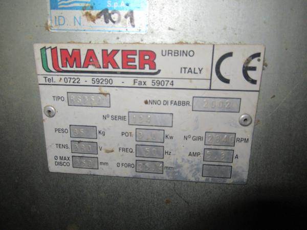 22#4507 Seghe circolari da banco e a nastro in vendita - foto 11