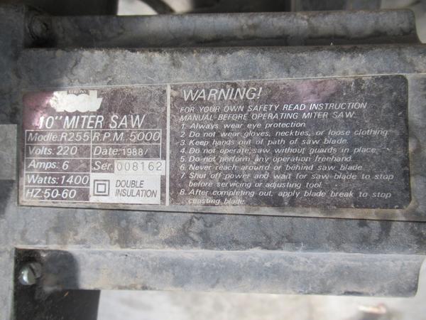 22#4507 Seghe circolari da banco e a nastro in vendita - foto 18