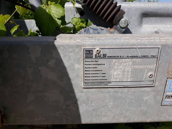 12#4515 Rimorchio Balbi srl in vendita - foto 3