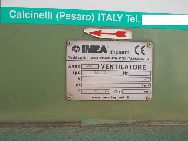 10#4517 Impianto aspirazione trucioli Imea Calcinelli in vendita - foto 6